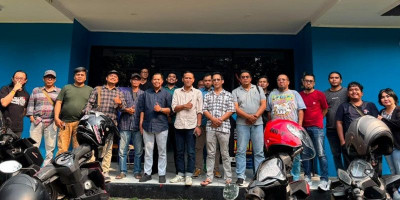 Tantan Sambangi PWI Bogor, Tawarkan Harapan Baru Bagi Seluruh Wartawan Jabar