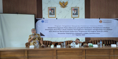 ITB Terapkan Nilai Kearifan Lokal sebagai Landasan Penanganan Pascabencana di Tanjung Pura, Sumatera Utara