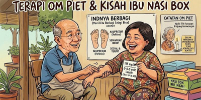 Gula Darah Pernah 540, Om Piet Bagikan Kisah Ibu Nasi Box