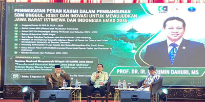PDRB Rp3.040 Triliun Belum Sejahterakan Warga, Prof Rokhmin Dahuri Tantang KAHMI Jabar Jadi Motor Lahirnya SDM Unggul