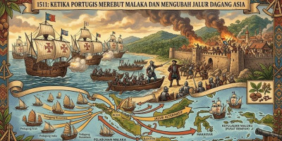 Ketika Portugis Serang dan Duduki Malaka 