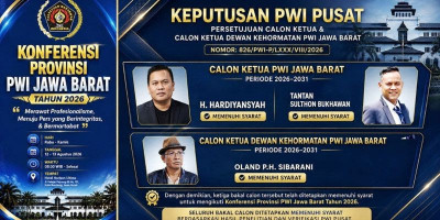 Siapapun Ketua PWI Jabar, Oland Sibarani Tetap Ketua DK