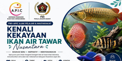 PWI-APIC Edukasi Ikan Air Tawar untuk Pelajar Jakarta Barat