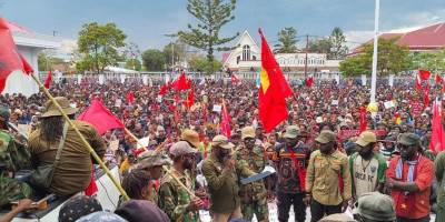 Aksi Demonstrasi KNPB di Wamena Berlangsung Aman, Tertib dan Lancar