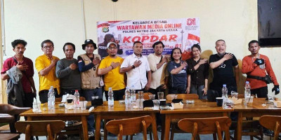 Semarak HUT RI ke-81, Pokja Media Online Polres Metro Jakut Perkuat Sinergi
