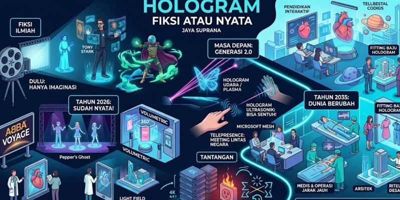 Hologram Fiksi atau Nyata