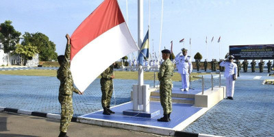 Kodaeral IV Kobarkan Semangat Kemerdekaan di Sejumlah Titik Upacara