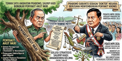 Teman Satu Angkatan Prabowo, Saurip Kadi Bongkar Penyakit Akut NKRI