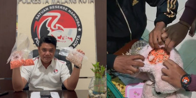 Dukung Asta Cita Presiden RI: Polresta Malang Kota Berhasil Ungkap Peredaran 1461 Ekstasi dan 111 Ribu Pil LL
