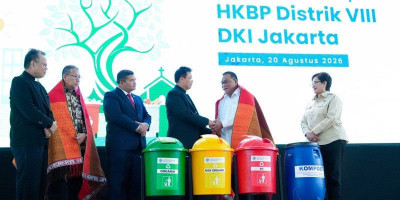 Gereja HKBP se-Jakarta Deklarasikan Komitmen Kelola Sampah dari Sumber