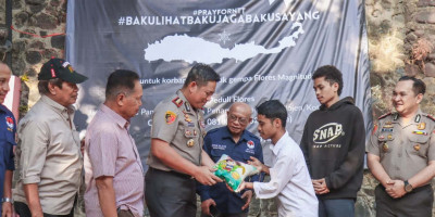 Peduli Korban Bencana NTT, Keluarga Besar Polresta Malang Kota Salurkan Rp11 Juta dan Satu Truk Bantuan Kemanusiaan