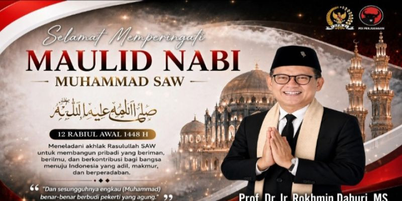 Peringati Maulid Nabi 1448 H, Prof Rokhmin Dahuri: Teladani 4 Sifat Mulia Rasulullah untuk Bangun Bangsa