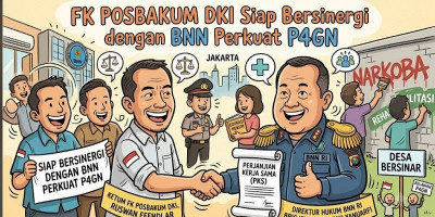 FK POSBAKUM DKI Siap Bersinergi dengan BNN Perkuat P4GN