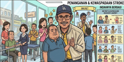 Lima Pasien Stroke, Om Piet Bagikan Pengalaman Pendampingan dan Pesan Kewaspadaan