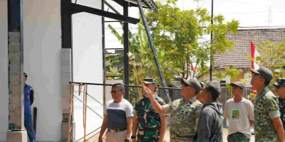 Danrem 084/Bhaskara Jaya Pastikan Pembangunan KDKMP di Porong Sesuai Kebutuhan Warga
