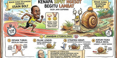 Kenapa Siput Ngesot Begitu Lambat