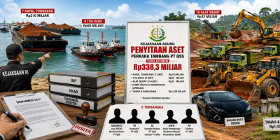 Dari Tongkang hingga Alat Berat: Jejak Rp338,3 Miliar dalam Perkara Tambang QSS