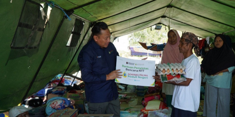 Agrinas Palma Nusantara Salurkan Bantuan ke  Masyarakat Terdampak Gempa NTT