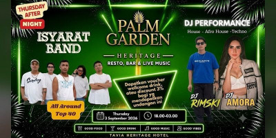 Palm Garden Heritage Hadirkan Musik hingga Tengah Malam