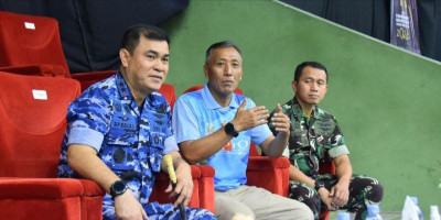 Kehadiran Dankoharmatau Suntikan  Semangat, Atlet TNI Tampil Pantang Menyerah di Piala Panglima TNI