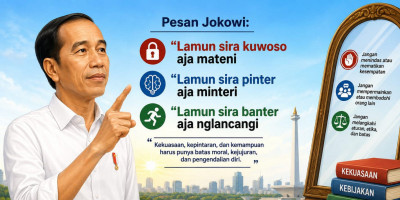 Ketika Nasihat Jokowi Bertemu Jejak Kekuasaan