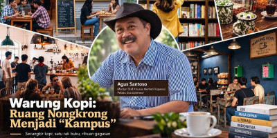 Warung Kopi Bisa Jadi 'Kampus' Literasi Anak Muda
