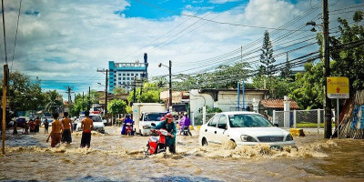 Rob dan Penurunan Tanah Jadi Risiko Baru Jakarta