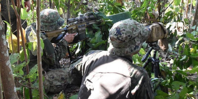 Marinir Indonesia dan Pasukan Asing Asah Kemampuan Tempur Malam