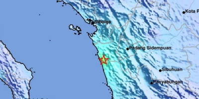 Gempa Bumi Guncang Padang Sidempuan