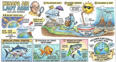 Kenapa Air Laut Asin