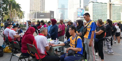 Sambut HUT ke-81 TNI, Bhakti Kesehatan TNI, Layani Masyarakat di Jakarta