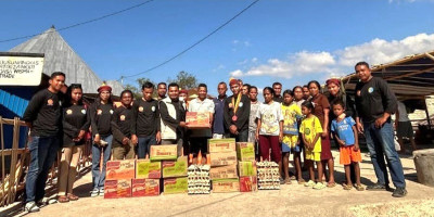 PMKRI Bergerak, Bantuan Menjangkau Pengungsi Desa Perak
