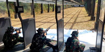 Bukan Sekadar Latihan Menembak, Prajurit Korem 083/Bdj Diasah Agar Tetap Siap Hadapi Setiap Tantangan