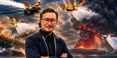Water Mist Hadapi Abu Anak Krakatau, Jangan Jadi 'Sapu Langit'