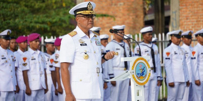 Dankodaeral XIV Pimpin Ziarah Rombongan ke Taman Makam Pahlawan Sorong