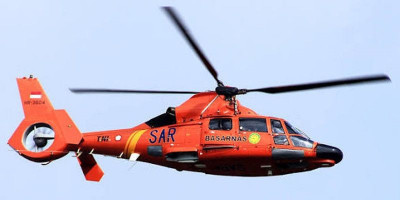 Helikopter HR-3604 Dikerahkan Dukung Operasi SAR di Gunung Anak Krakatau