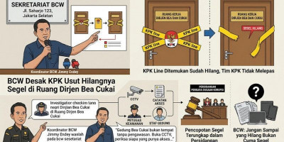 BCW Desak KPK Usut Hilangnya Segel di Ruang Dirjen Bea Cukai