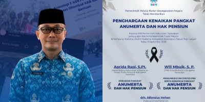 Kepala BKN Ajak ASN Indonesia Hening Cipta untuk Tiga Pegawai Jayawijaya yang Gugur dalam Tugas