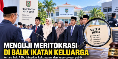 Menguji Meritokrasi Di Balik Ikatan Keluarga Pemkot Bima