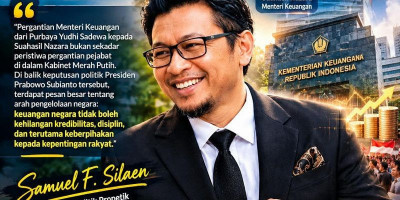 Suahasil Jadi Menkeu, Samuel Silaen: APBN Jangan Sehat di Kertas, Rakyat Justru Makin Berat