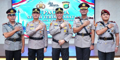 Polres Metro Jakarta Utara Gelar Sertijab Kapolsek Kelapa Gading dan Pelantikan Kasihumas