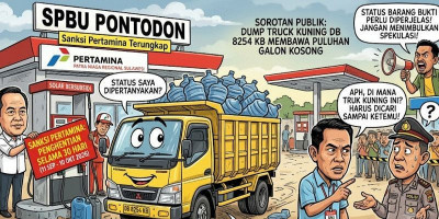 Sanksi Pertamina Terungkap, Status Dump Truck Kuning di SPBU Pontodon Dipertanyakan
