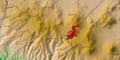 118 Gempa Guncang Bandung dalam Sebulan