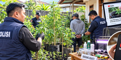 Kebun Ganja Rumahan dan Jejak Digital