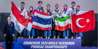 Tim Pelatnas Taekwondo Indonesia Meraih 1 Medali Perak Kejuaraan Tertinggi Untuk Kategori Poomsae