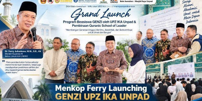 Ferry Juliantono Luncurkan GENZI, 50 Mahasiswa Unpad Dapat Beasiswa dan Pembinaan