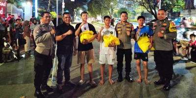 Puluhan Remaja Turun ke Jalan, Ada Misi Khusus Polsek Kelapa Gading