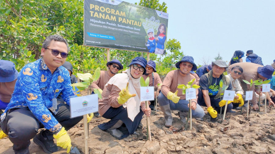 Perkuat Ketahanan Pesisir Utara Jawa Hadapi Perubahan Iklim, PGN Grup Tanam Lebih dari 269.000 Mangrove