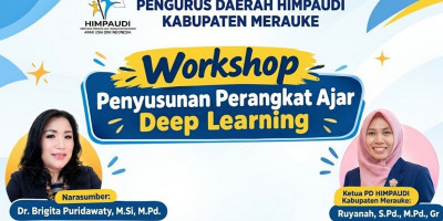 HIMPAUDI Merauke Dorong Guru PAUD Kuasai Pembelajaran Mendalam