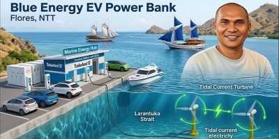 Pelaut Nasional Dorong Blue Energy EV Power Bank di Flores  